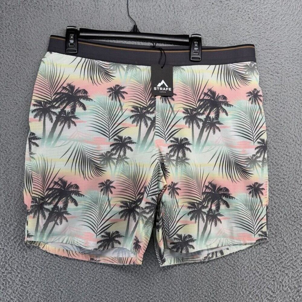 Strafe Aspen Shorts Men's XL Colorful MS Savage Training Tropical Dreams NEW